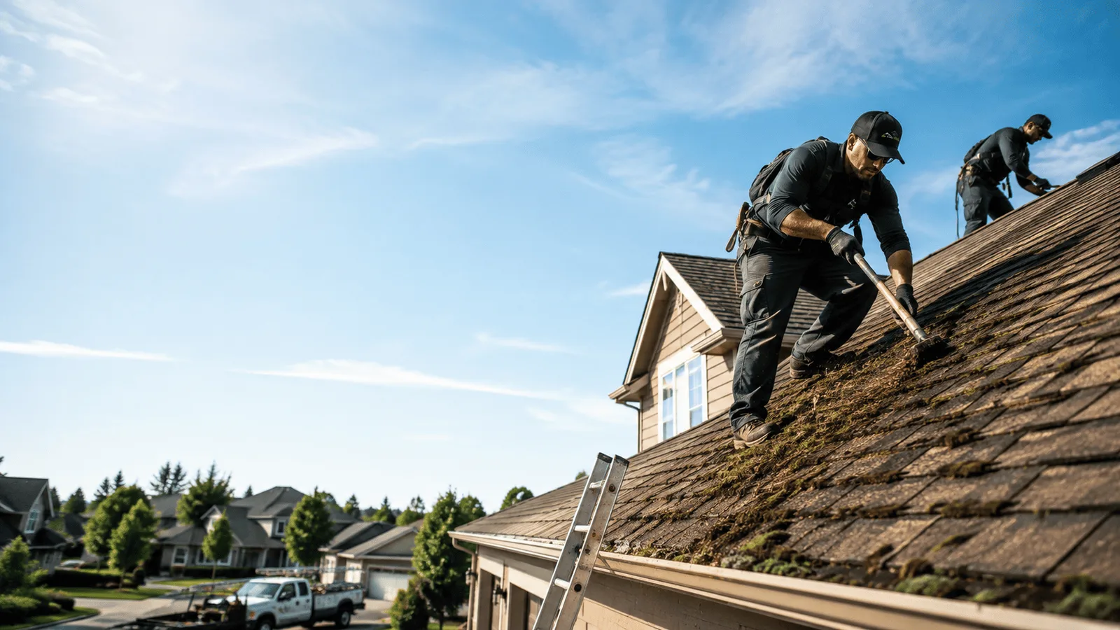 Roof Moss Removal in Rantoul, IL near me